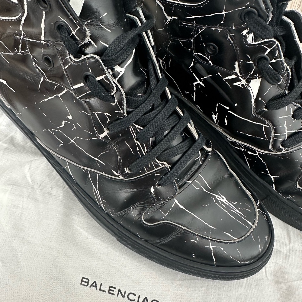 Balenciaga Black Leather Footwear mens - Picture 2 of 6